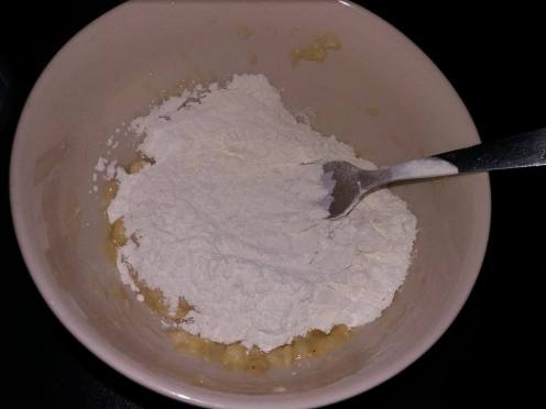 Add some gluten free self raising flour (or normal flour if you're weird)