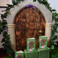 The faerie door to Eireaf was handmade by Jon Fellows